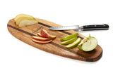 19" Fun Shape SURVBOARD Charcuterie Serving Board, Cheese Platter and Cutting Board