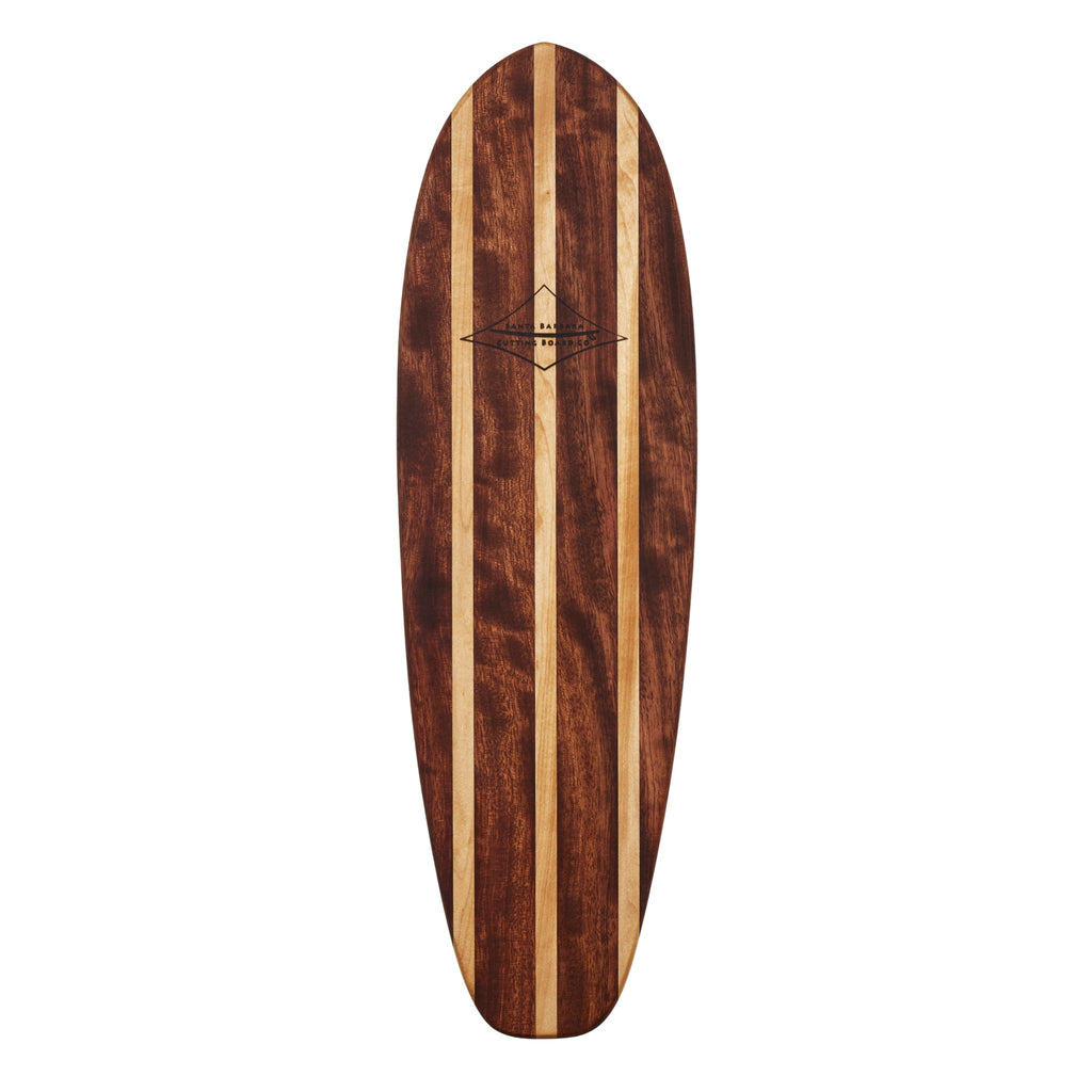 24" Longboard SURVBOARD - Large Charcuterie Serving Board and Cheese Platter