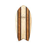 16" small Fish SURVBOARD Cheese Platter, Serving Board, Cutting Board...Basically Awesome Everything Board!